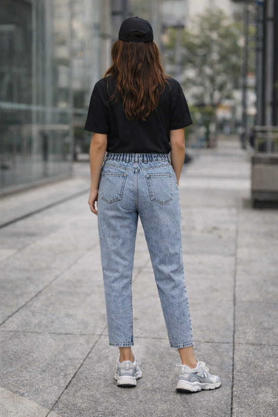 شلوار مام فیت قد ۸۸ در splashjeans